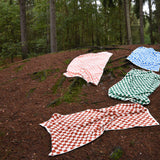 Check Håndklæder- Pine green