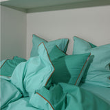 Bomuldspercale lagner - Mint